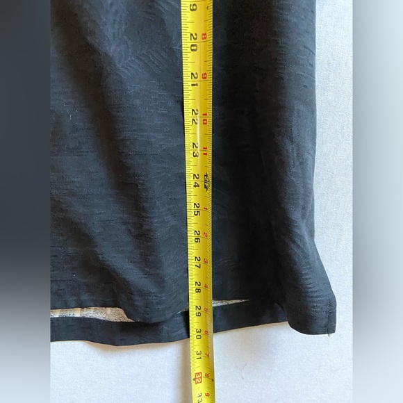 Tommy Bahama black tropical leaves mural silk short sleeve button up shirt Sz M - Picture 7 of 10